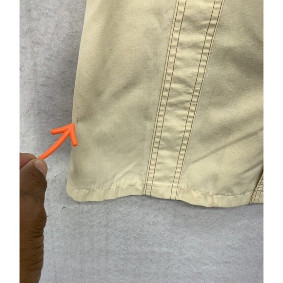Vintage 1970s Sears The Men's Store Kings Road Cream Polyester Disco S/M - Picture 13 of 16